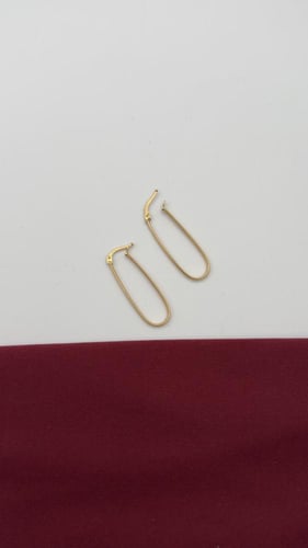 حلق ذهب عيار 18