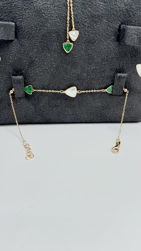 طقم ذهب عيار 18