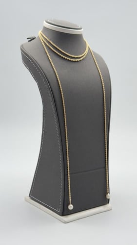 شال / سبحة ( مبروم ) ذهب عيار 18