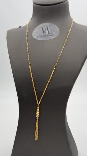 سبحة ناعمة / عقد ذهب عيار 21