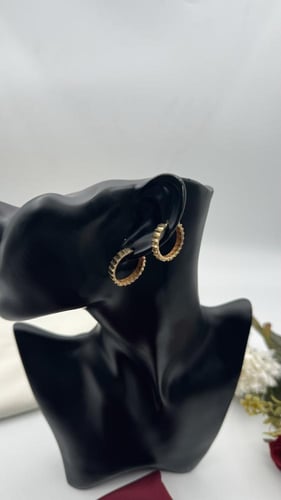 حلق ذهب عيار 18