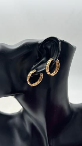 حلق ذهب عيار 18