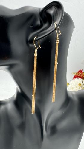 حلق ذهب عيار 18