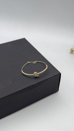 سوارة اطفال ذهب عيار 18