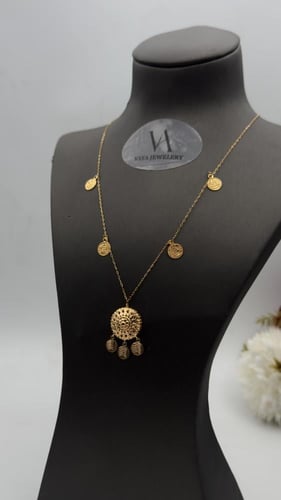 عقد " كرسي جابر صغير " ذهب عيار 21