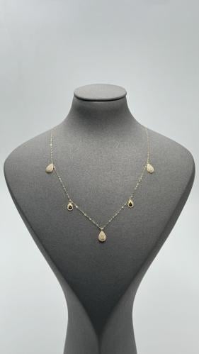 عقد ذهب عيار 18