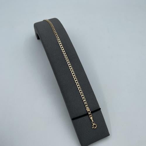 سوارة " جنزير ناعمة " ذهب عيار 18