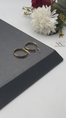 حلق ذهب عيار 18