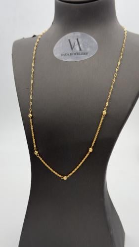 سبحة ناعمة / عقد ذهب عيار 21