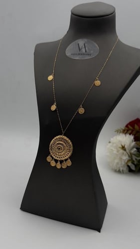 عقد " كرسي جابر كبير " ذهب عيار 21