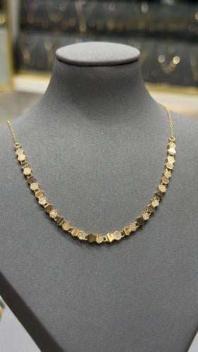 عقد ذهب عيار 21