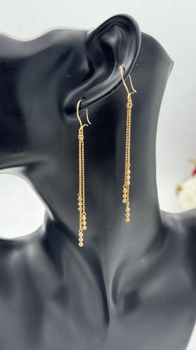 حلق ذهب عيار 18