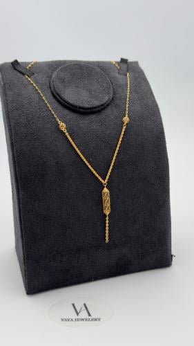 عقد / سبحة ذهب عيار 21