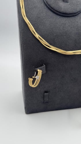 طقم ذهب عيار 18