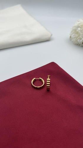 حلق ذهب عيار 18