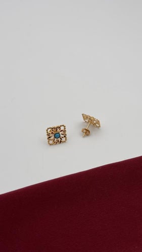 حلق ذهب عيار 21