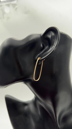 حلق ذهب عيار 18