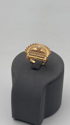 خاتم ذهب عيار 21