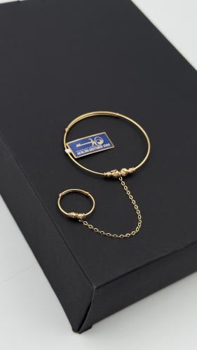 كف اطفال ذهب عيار 21