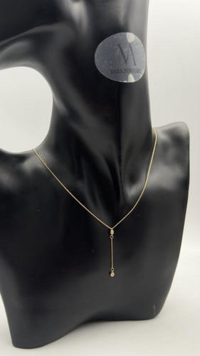 عقد ذهب عيار 18