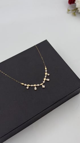 عقد / تشوكر ذهب عيار 18