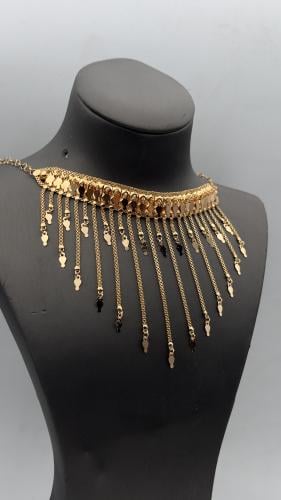 مخنق / مزنط ذهب عيار 21