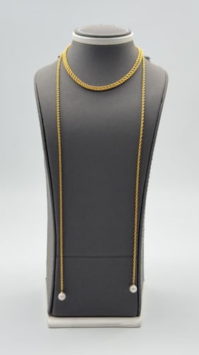 شال / سبحة ( مبروم ) ذهب عيار 21