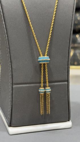 عقد / سبحة ( سحب متحركة ) ذهب عيار 21