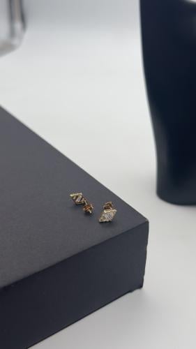 حلق ذهب عيار 18