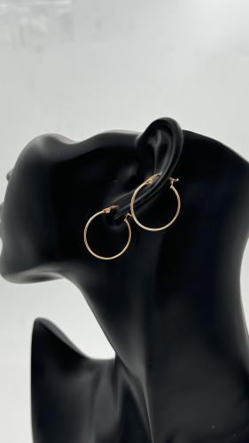 حلق ذهب عيار 18