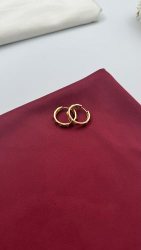 حلق ذهب عيار 18