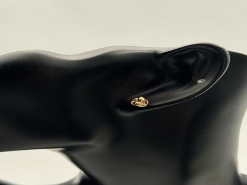 حلق ( المبروم صغير ) ذهب عيار 18