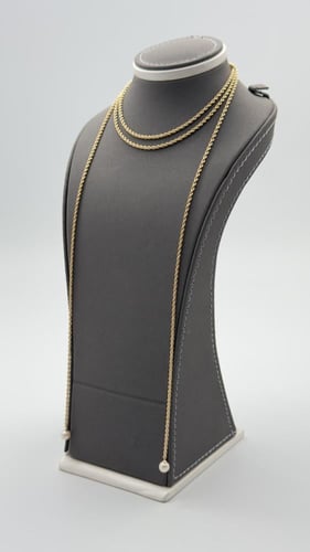 شال / سبحة ( مبروم ) ذهب عيار 18