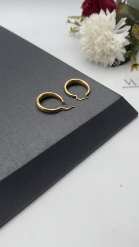 حلق ذهب عيار 18