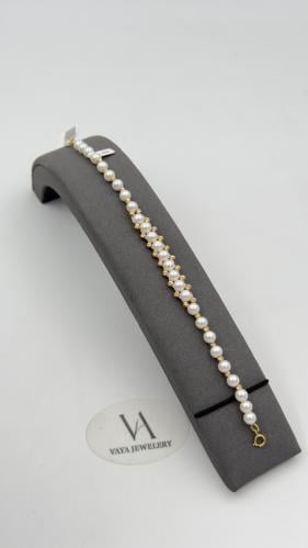 سوارة ( لؤلؤ ) ذهب عيار 18