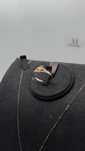 نصف طقم ذهب عيار 21