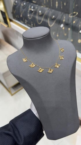 عقد / تشوكر ذهب عيار 21