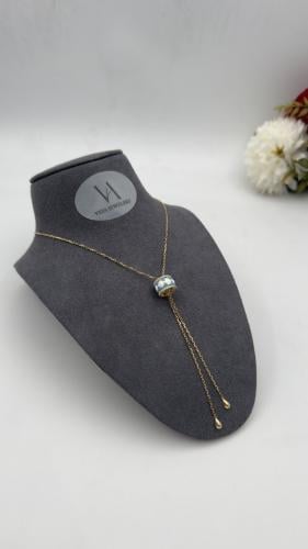 عقد / سبحة ذهب عيار 18