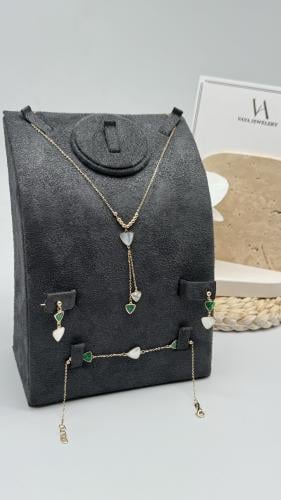 طقم ذهب عيار 18