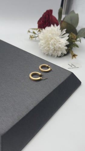 حلق ذهب عيار 18