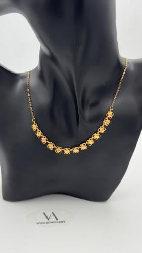 عقد ذهب عيار 21