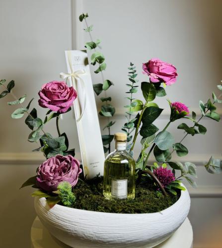 تنسيق رونق العطر والزهور