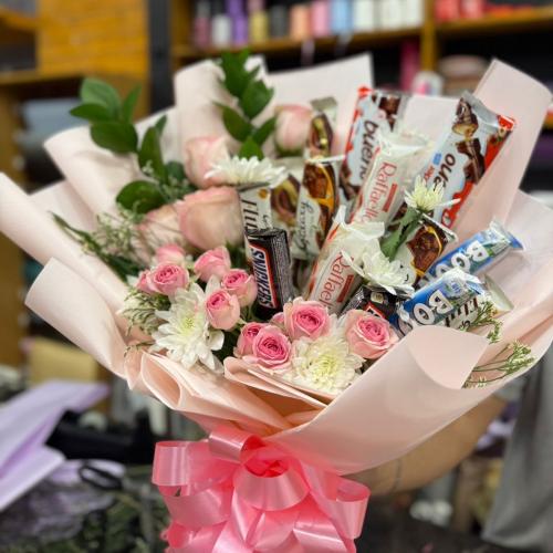 باقة زهور الشوكولا