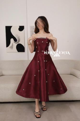 فستان ميكادو ميدي جمال الليل