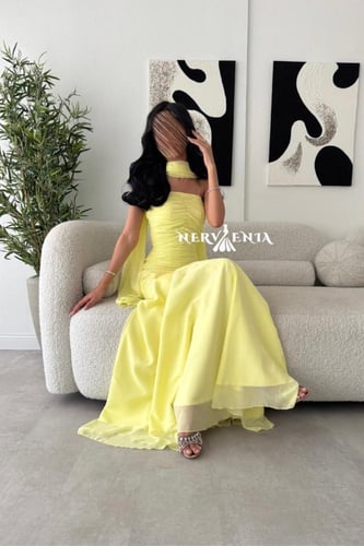 فستان ليمون سوربيه جورجيت