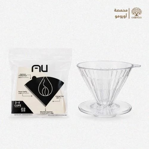 قمع التقطير الكريستالي FILT V60