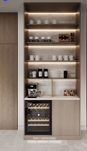 Coffee wardrobe Trawenito