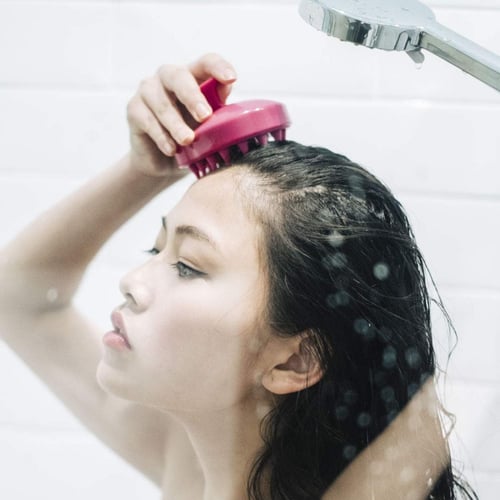 فرشاة الشامبو لفروة الرأس