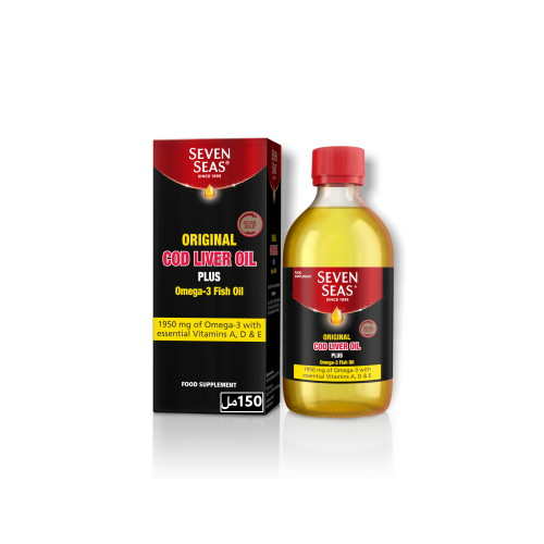 زيت كبد الحوت البريطاني الأصلي-150مل