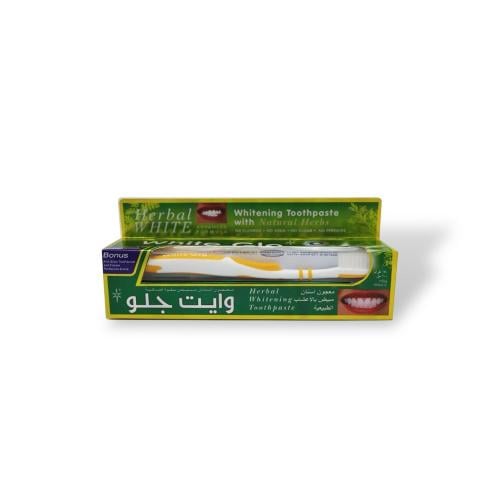 وايت جلو معجون مبيض للاسنان بالاعشاب الطبيعية - 10...